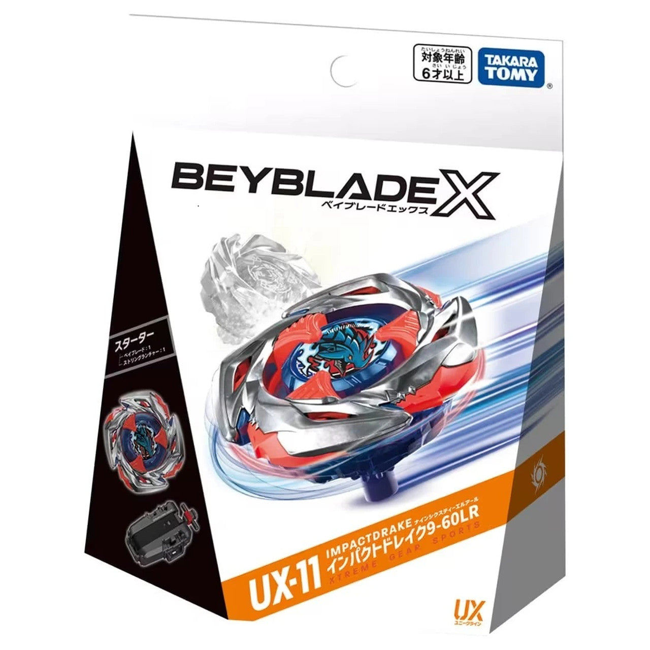 Takara Tomy Beyblade X Starter Impact Drake 9-60LR