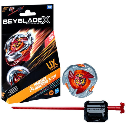 Hasbro Beyblade X Hammer Incendio 3-70H (UX Series) Starter Kit