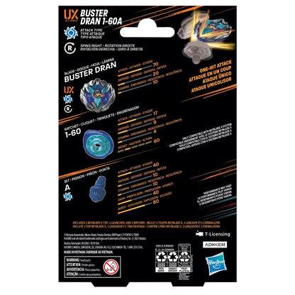 Hasbro Beyblade X Buster Dran 1-60A (UX Series) Starter Pack