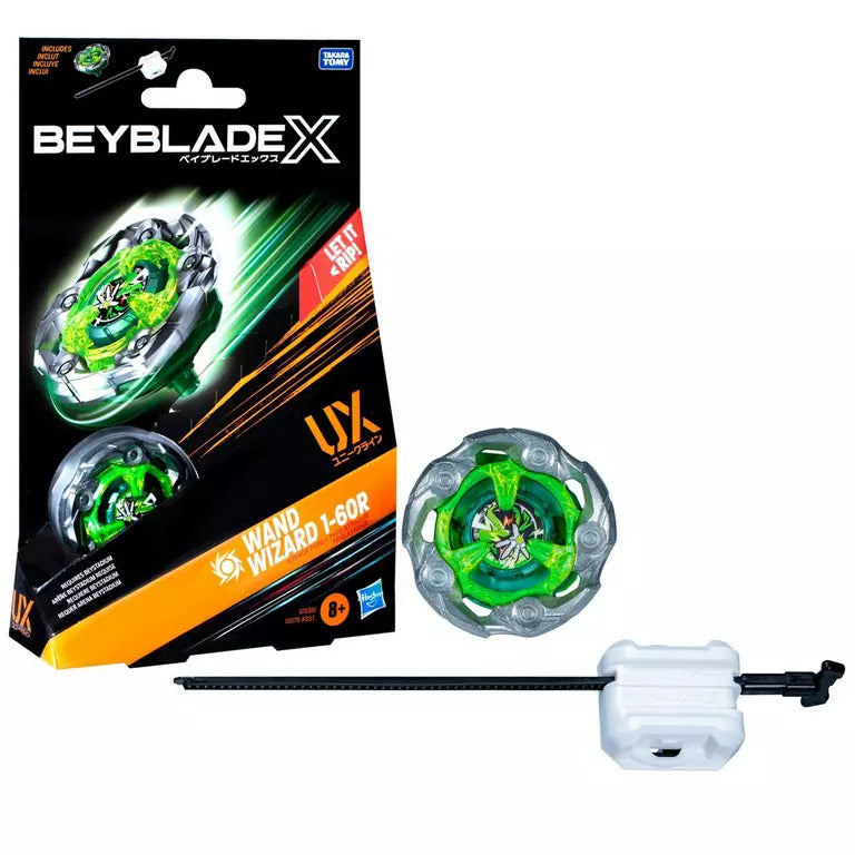 Hasbro Beyblade X Wand Wizard 1-60 Rush (UX Series) Starter Pack
