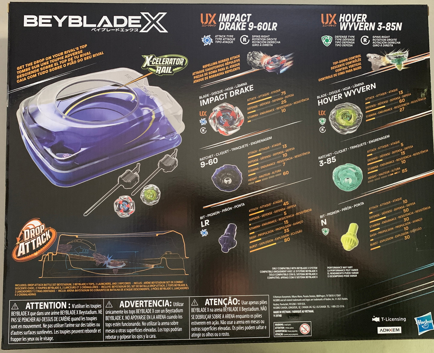 Beyblade X Drop Attack Stadium Hasbro
