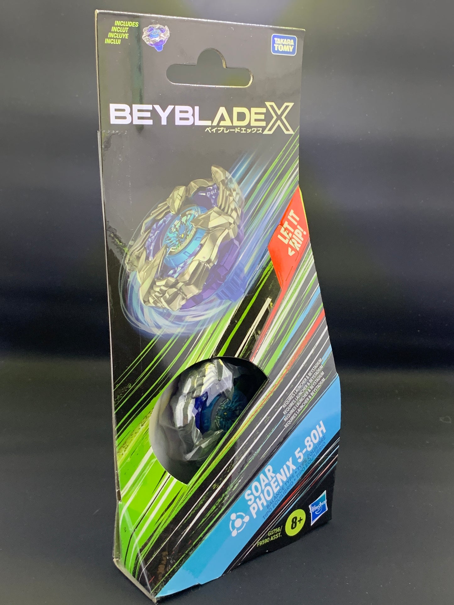 Hasbro Beyblade X Soar Phoenix (Blue) 5-80H