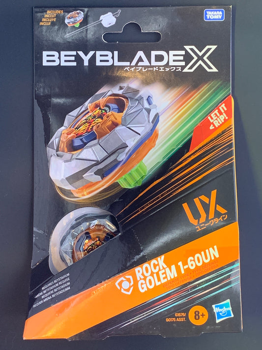 Hasbro Beyblade X Rock Golem 1-60 UN (UX Series) Starter Pack