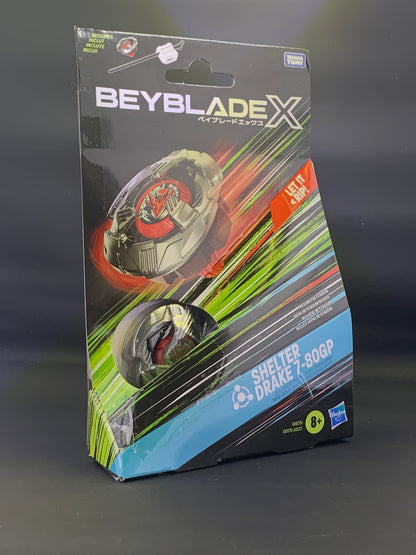 Hasbro Beyblade X Shelter Drake 7-80 GP (UX Series) Starter Pack