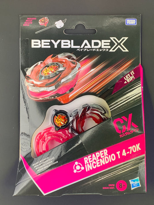 Hasbro Beyblade X Reaper Incendio T4-70K (UX Series) Starter Pack