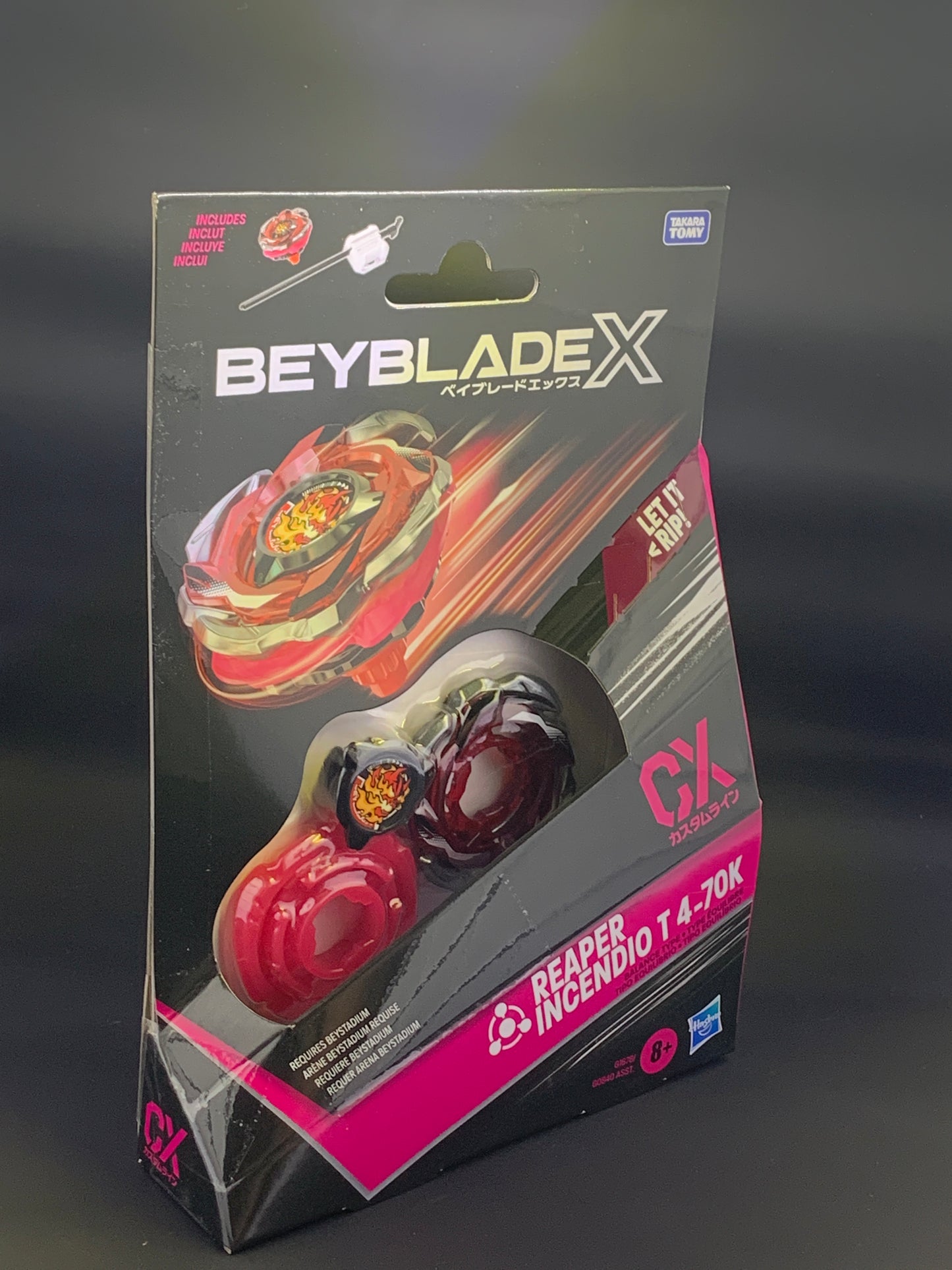 Hasbro Beyblade X Reaper Incendio T4-70K (UX Series) Starter Pack