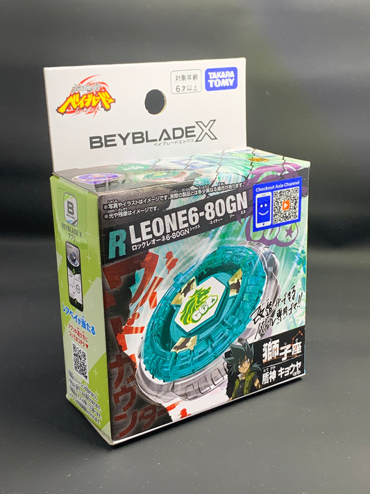 Takara Tomy Beyblade X Rock Leone 6-80GN Booster